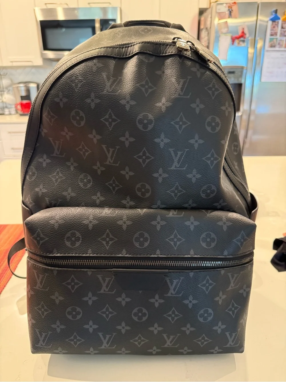 Louis Vuitton Discovery Backpack MM Monogram Eclipse